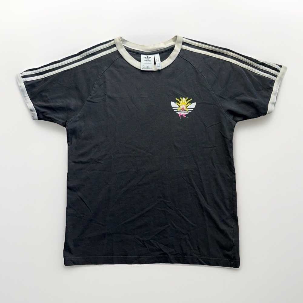 Adidas Originals Reiichi Tanaami Trefoil Tee M Black Avant Garde Art T-shirt